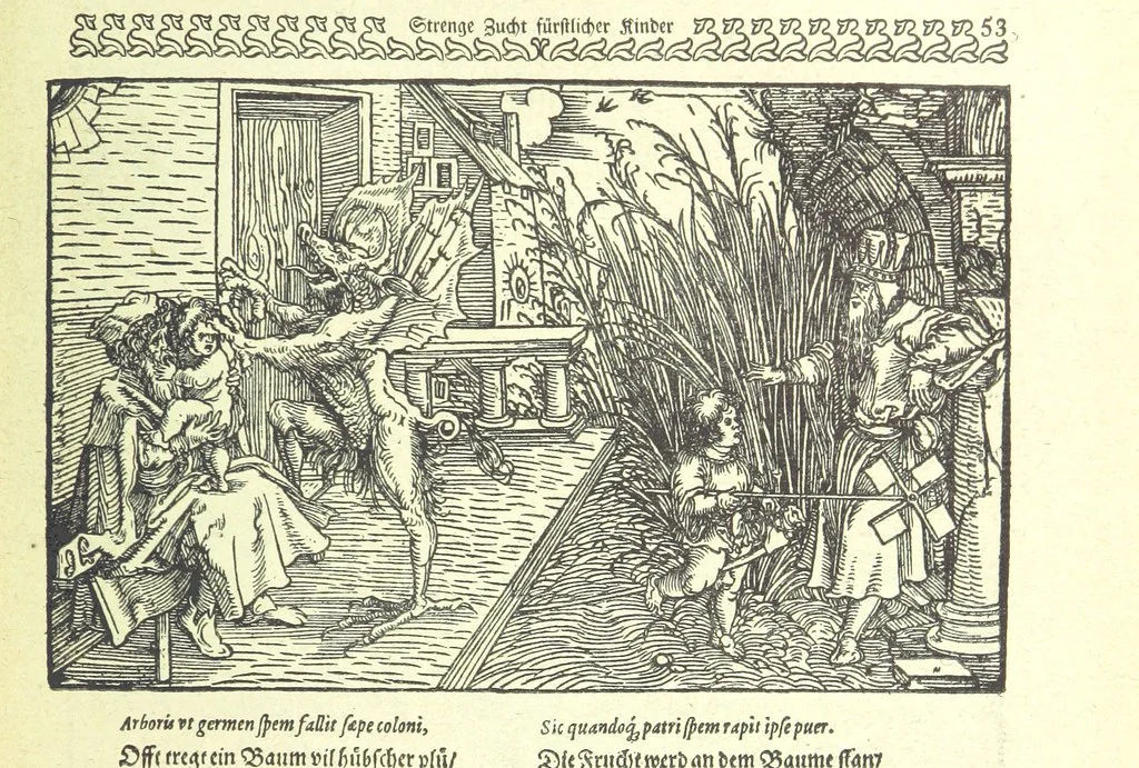 An illustration from Monographien zur deutschen Kulturgeschichte, herausgegeben von G. Steinhausen, 1899, leaf 57