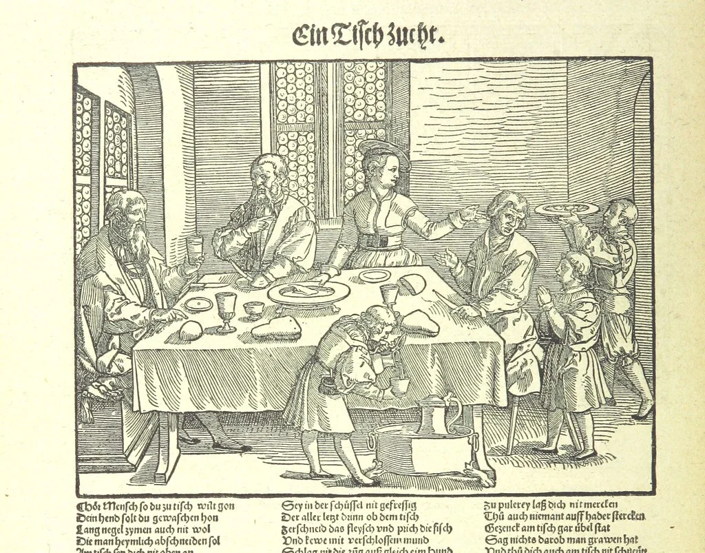 An illustration from Monographien zur deutschen Kulturgeschichte, herausgegeben von G. Steinhausen, 1899, leaf 58