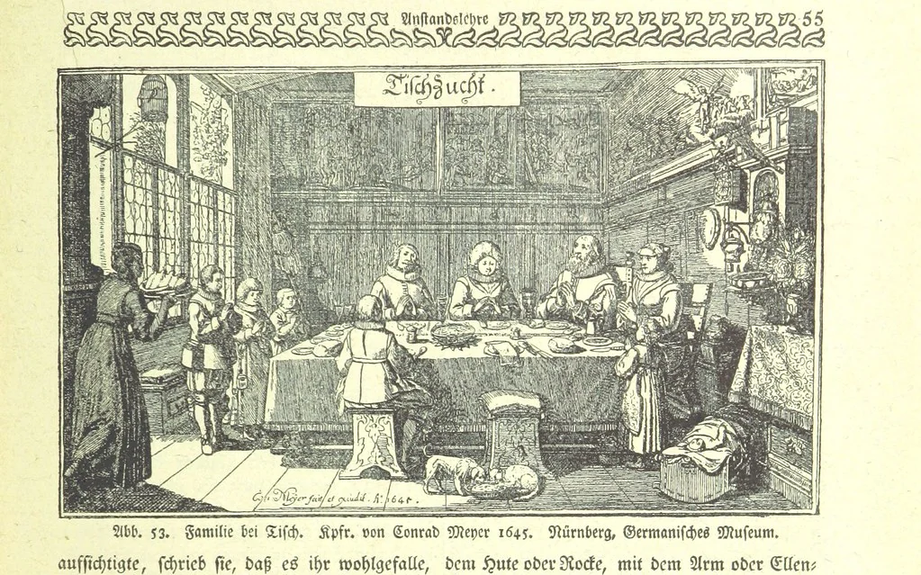 An illustration from Monographien zur deutschen Kulturgeschichte, herausgegeben von G. Steinhausen, 1899, leaf 59