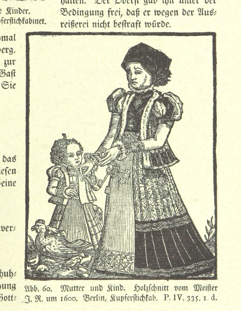 An illustration from Monographien zur deutschen Kulturgeschichte, herausgegeben von G. Steinhausen, 1899, leaf 67