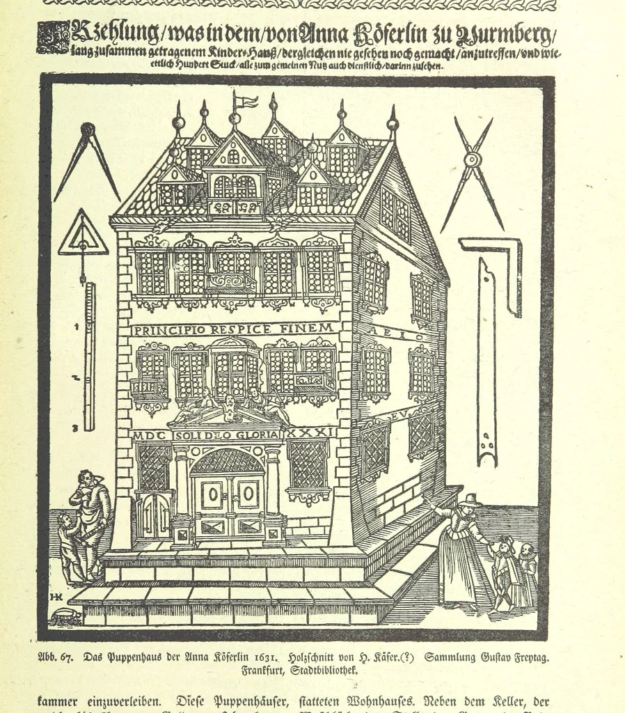An illustration from Monographien zur deutschen Kulturgeschichte, herausgegeben von G. Steinhausen, 1899, leaf 75