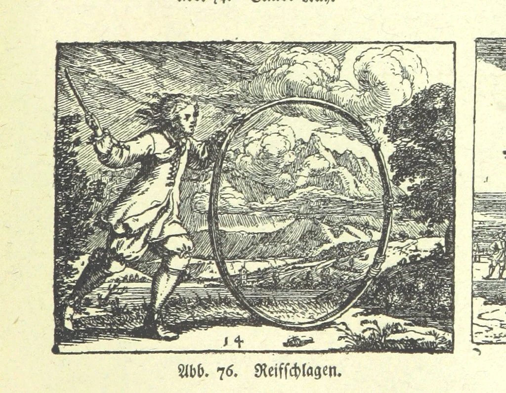 An illustration from Monographien zur deutschen Kulturgeschichte, herausgegeben von G. Steinhausen, 1899, leaf 79