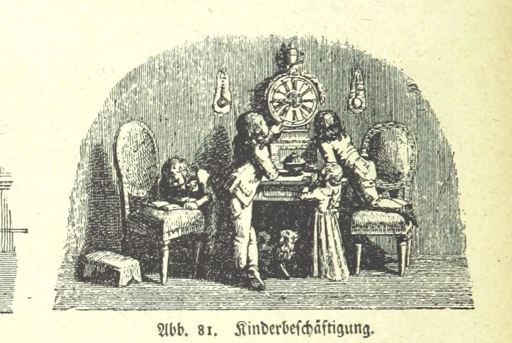 An illustration from Monographien zur deutschen Kulturgeschichte, herausgegeben von G. Steinhausen, 1899, leaf 80