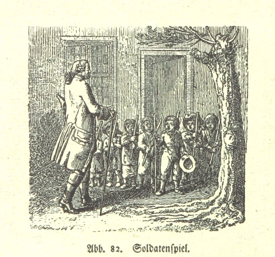 An illustration from Monographien zur deutschen Kulturgeschichte, herausgegeben von G. Steinhausen, 1899, leaf 80