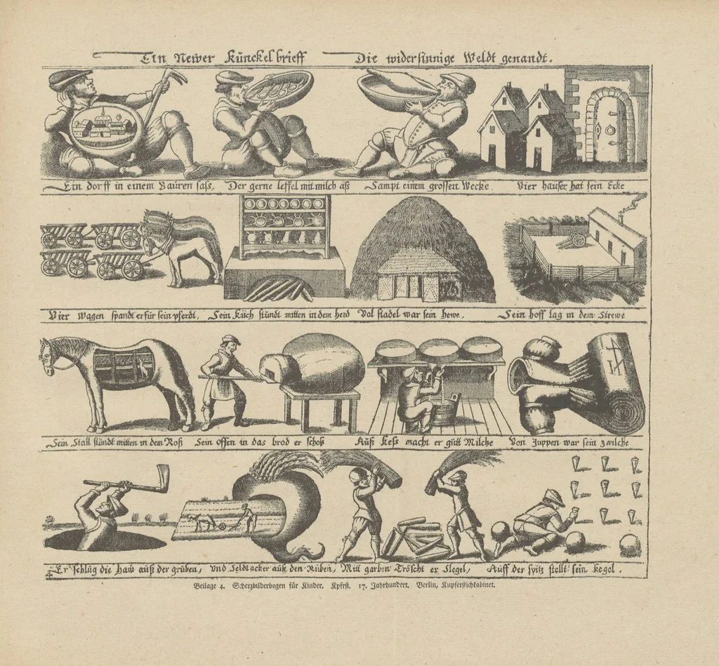 An illustration from Monographien zur deutschen Kulturgeschichte, herausgegeben von G. Steinhausen, 1899, leaf 81