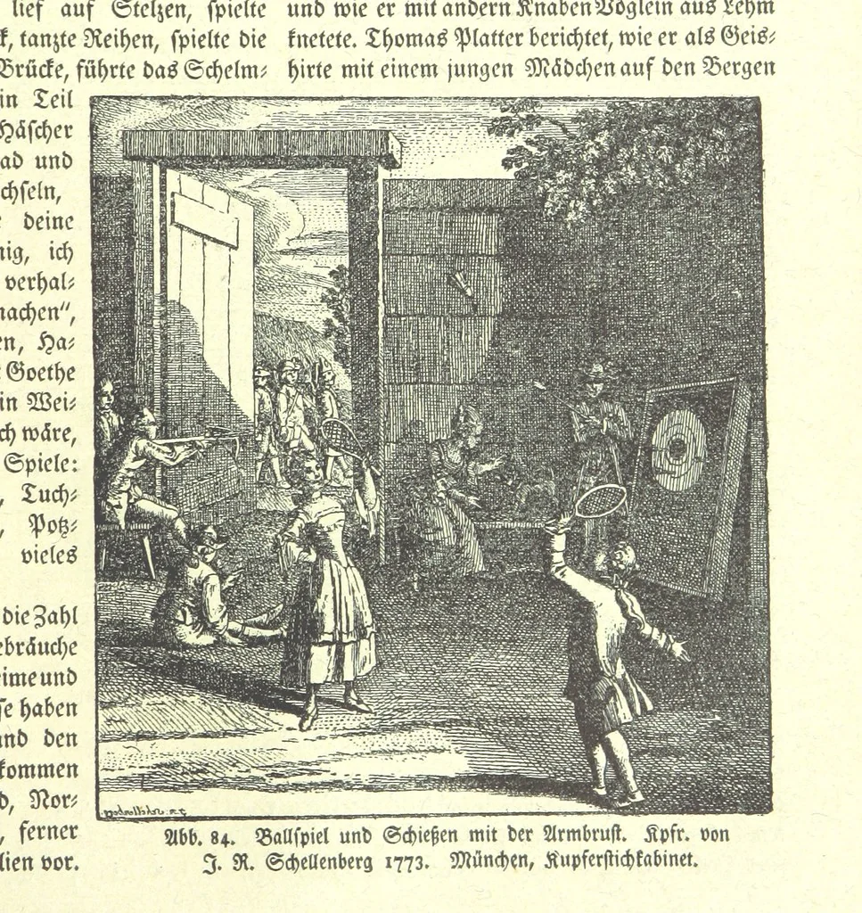 An illustration from Monographien zur deutschen Kulturgeschichte, herausgegeben von G. Steinhausen, 1899, leaf 83