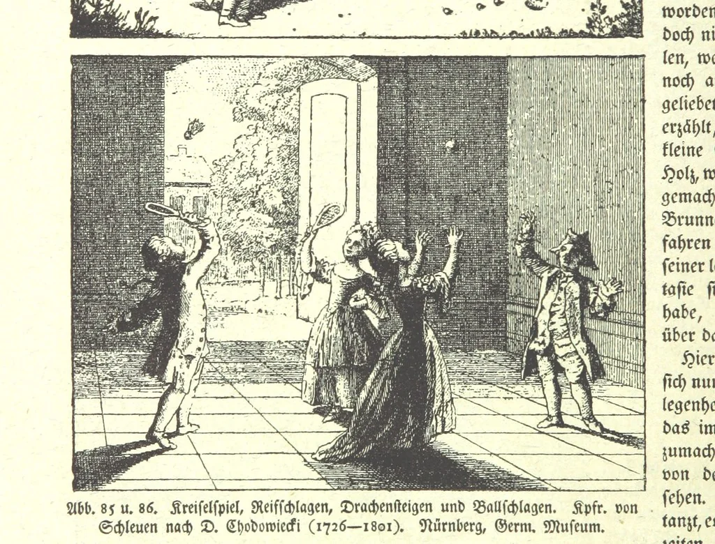 An illustration from Monographien zur deutschen Kulturgeschichte, herausgegeben von G. Steinhausen, 1899, leaf 84