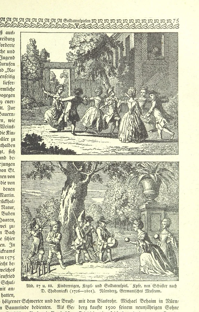 An illustration from Monographien zur deutschen Kulturgeschichte, herausgegeben von G. Steinhausen, 1899, leaf 85