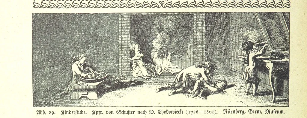 An illustration from Monographien zur deutschen Kulturgeschichte, herausgegeben von G. Steinhausen, 1899, leaf 86