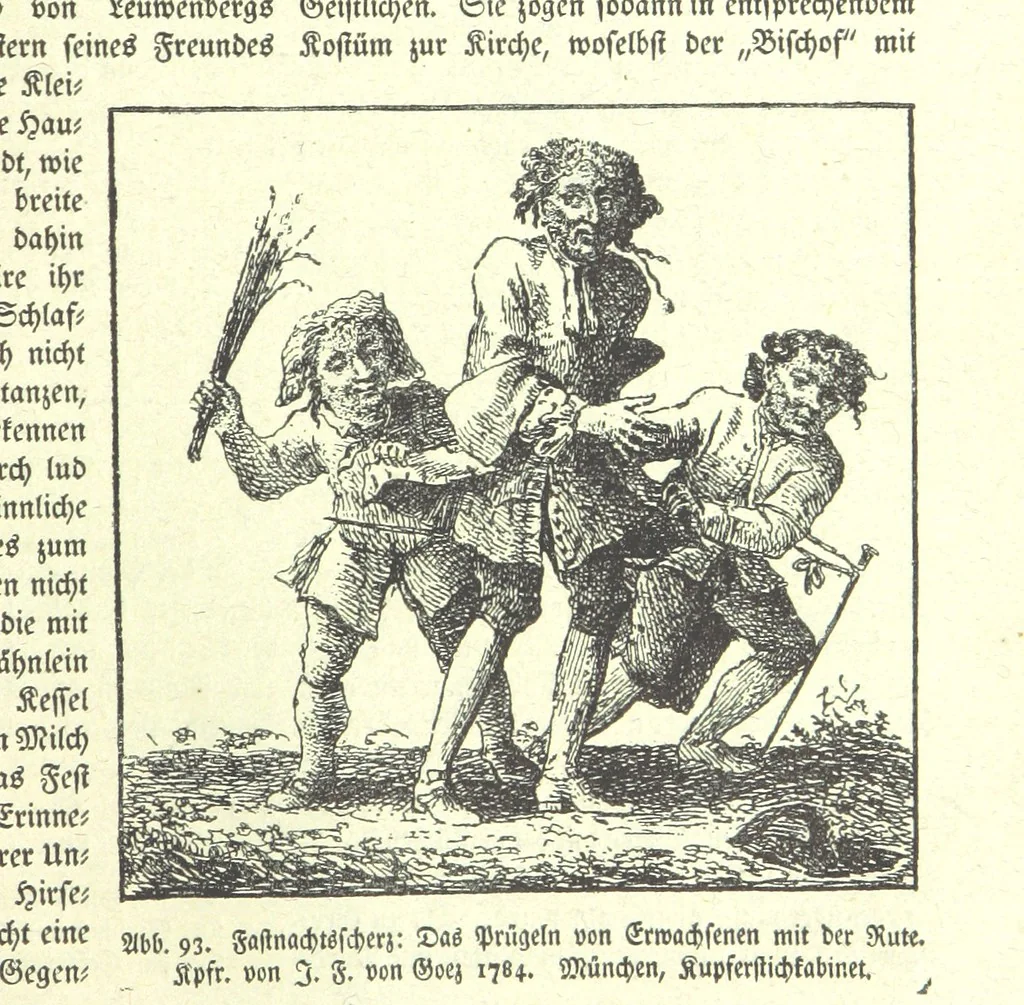 An illustration from Monographien zur deutschen Kulturgeschichte, herausgegeben von G. Steinhausen, 1899, leaf 89