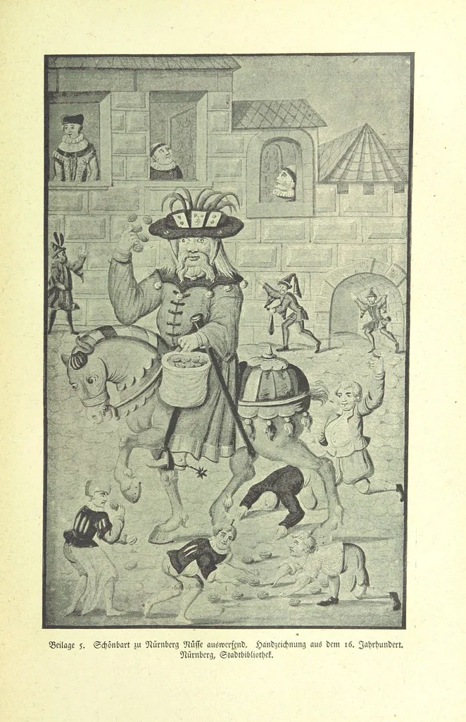 An illustration from Monographien zur deutschen Kulturgeschichte, herausgegeben von G. Steinhausen, 1899, leaf 91