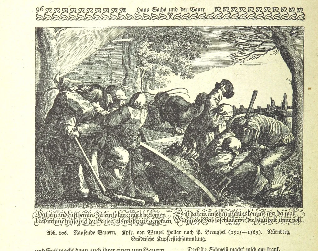 An illustration from Monographien zur deutschen Kulturgeschichte, herausgegeben von G. Steinhausen, 1899, leaf 106