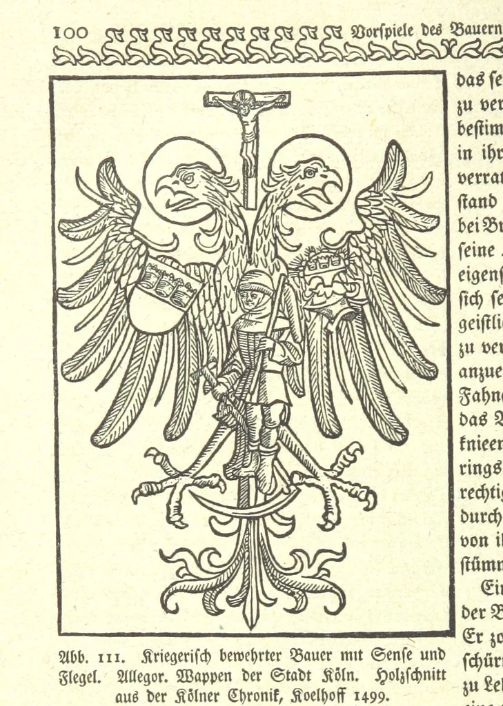 An illustration from Monographien zur deutschen Kulturgeschichte, herausgegeben von G. Steinhausen, 1899, leaf 110