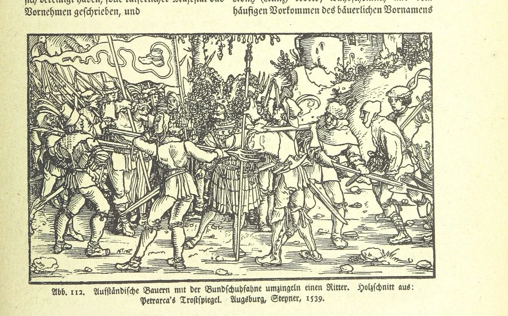 An illustration from Monographien zur deutschen Kulturgeschichte, herausgegeben von G. Steinhausen, 1899, leaf 111
