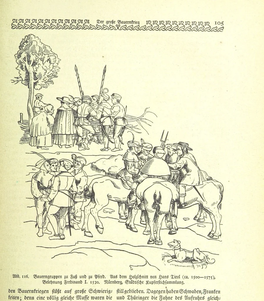 An illustration from Monographien zur deutschen Kulturgeschichte, herausgegeben von G. Steinhausen, 1899, leaf 115