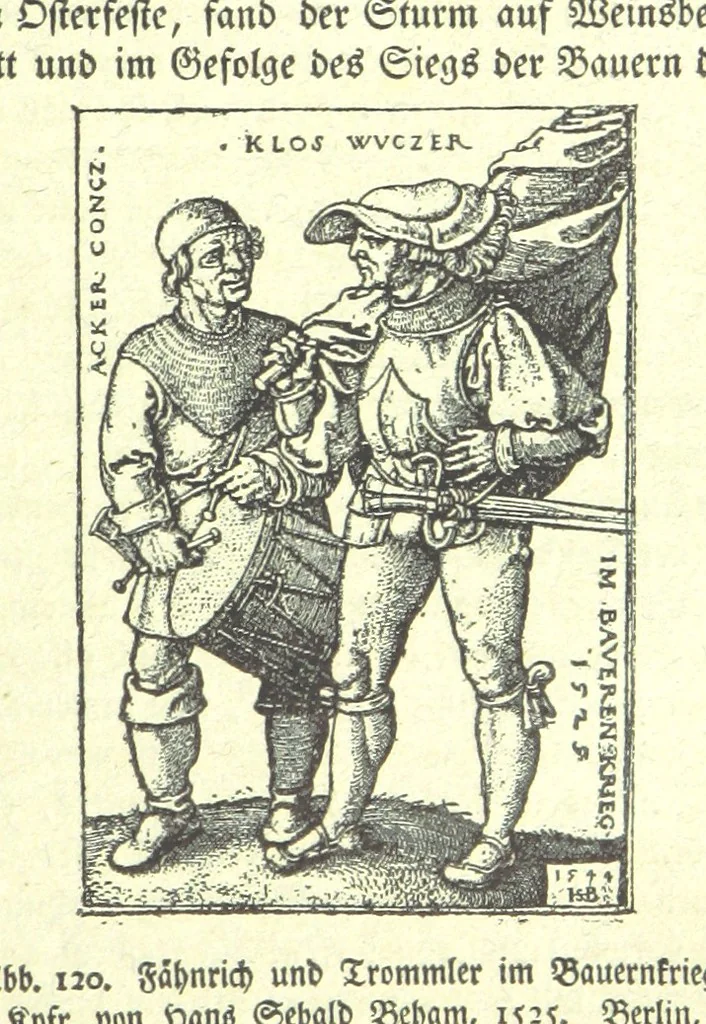 An illustration from Monographien zur deutschen Kulturgeschichte, herausgegeben von G. Steinhausen, 1899, leaf 117