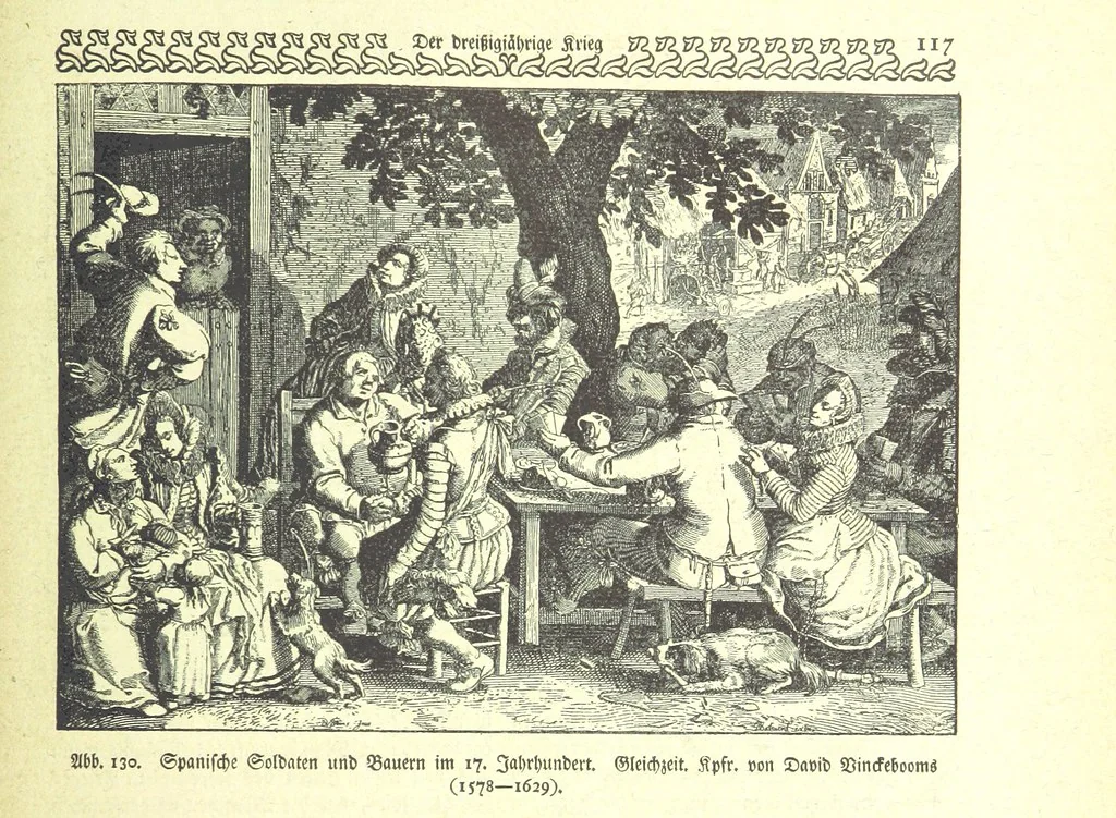 An illustration from Monographien zur deutschen Kulturgeschichte, herausgegeben von G. Steinhausen, 1899, leaf 127