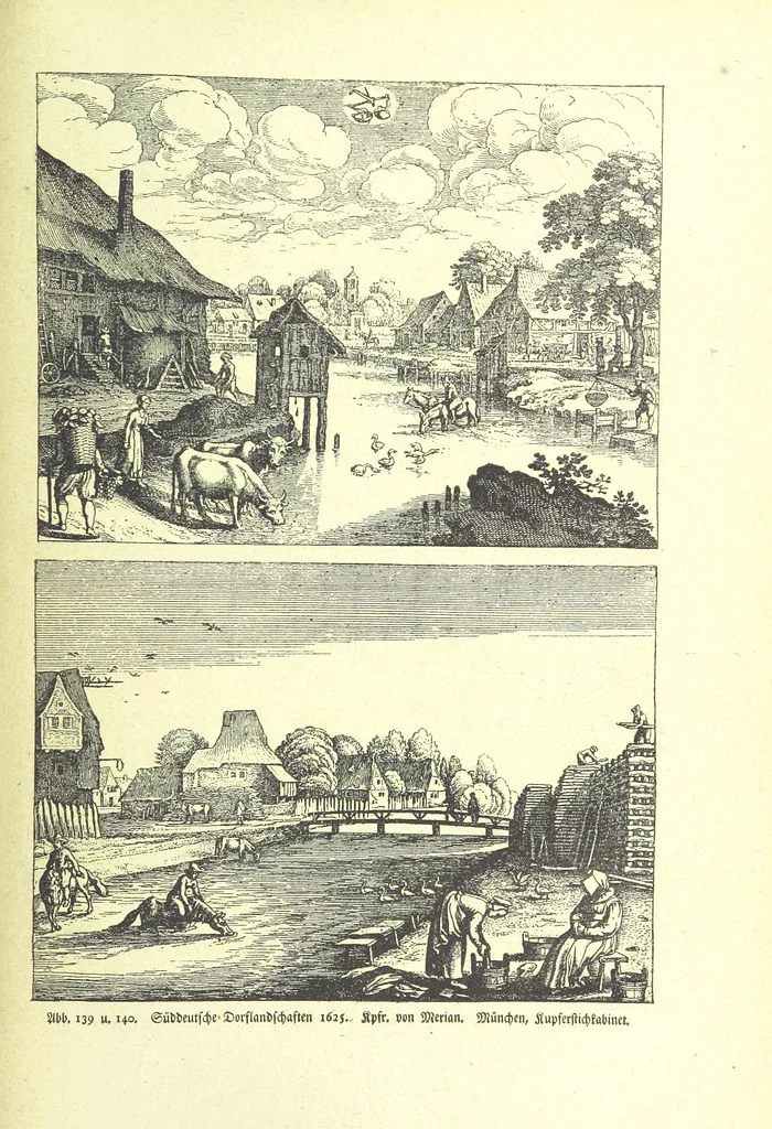 An illustration from Monographien zur deutschen Kulturgeschichte, herausgegeben von G. Steinhausen, 1899, leaf 139