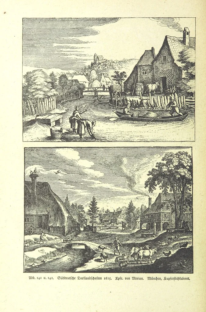 An illustration from Monographien zur deutschen Kulturgeschichte, herausgegeben von G. Steinhausen, 1899, leaf 140