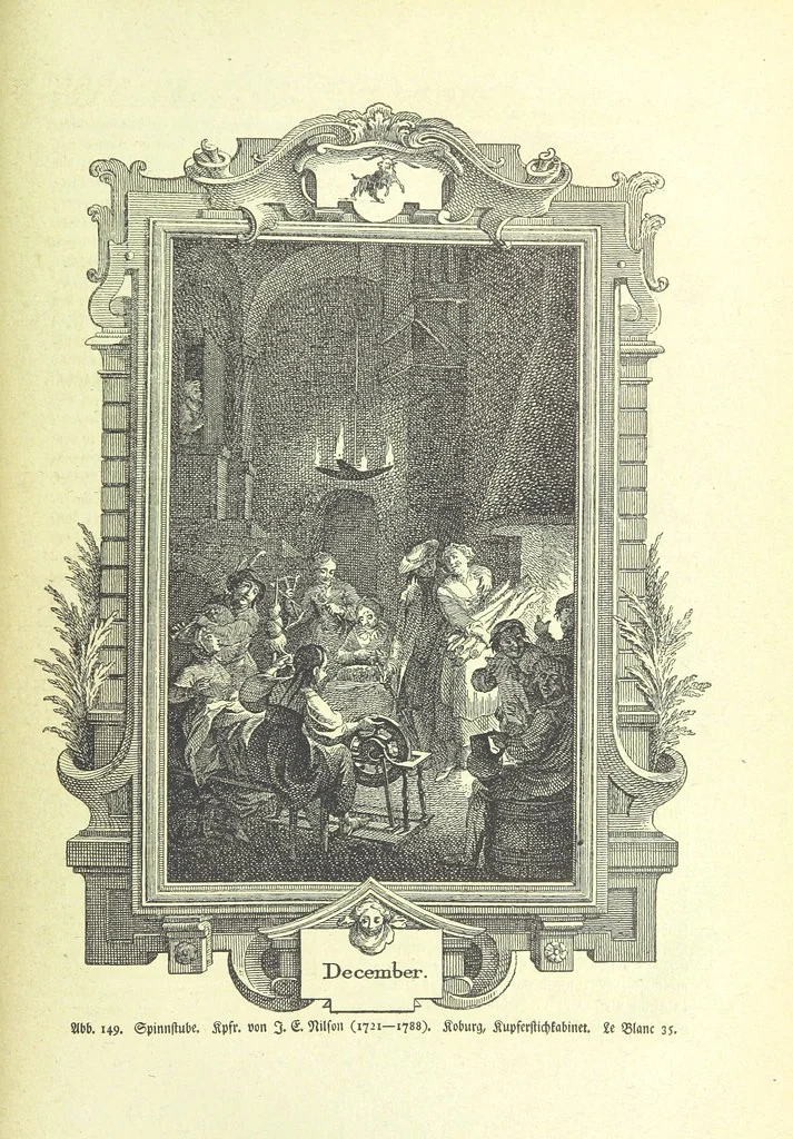 An illustration from Monographien zur deutschen Kulturgeschichte, herausgegeben von G. Steinhausen, 1899, leaf 147