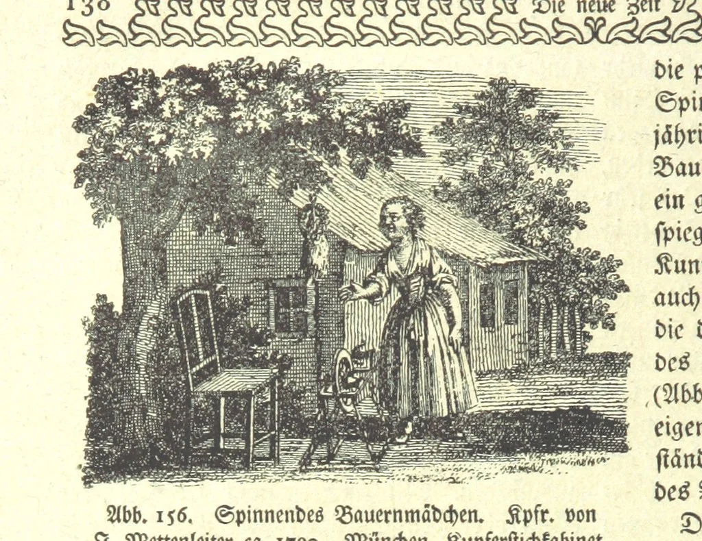 An illustration from Monographien zur deutschen Kulturgeschichte, herausgegeben von G. Steinhausen, 1899, leaf 154