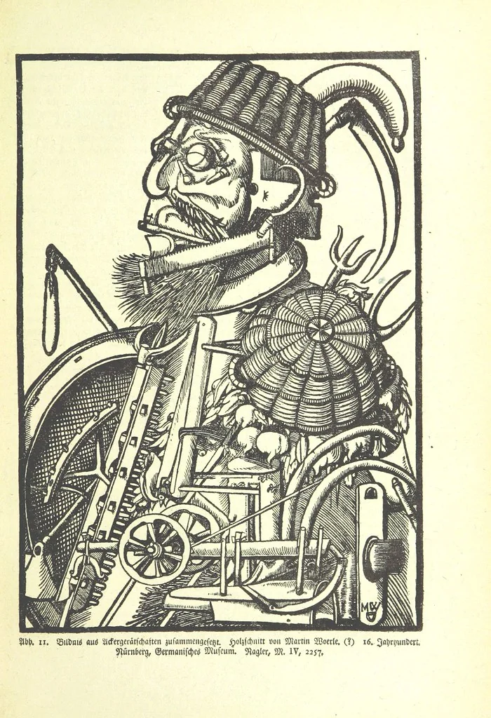 An illustration from Monographien zur deutschen Kulturgeschichte, herausgegeben von G. Steinhausen, 1899, leaf 17