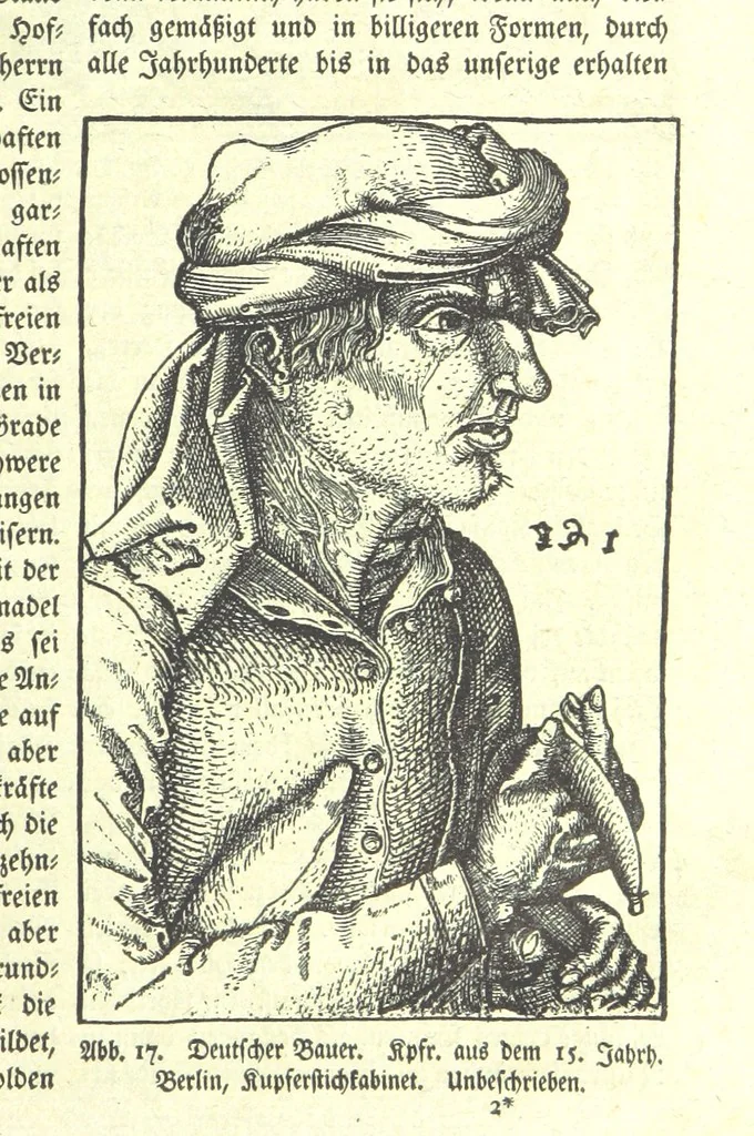 An illustration from Monographien zur deutschen Kulturgeschichte, herausgegeben von G. Steinhausen, 1899, leaf 21