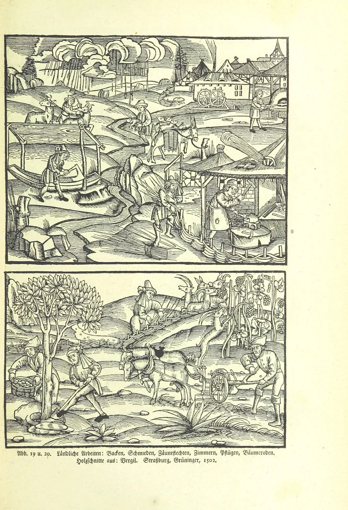 An illustration from Monographien zur deutschen Kulturgeschichte, herausgegeben von G. Steinhausen, 1899, leaf 23