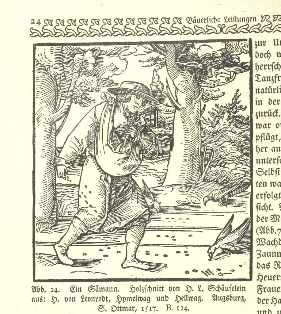 An illustration from Monographien zur deutschen Kulturgeschichte, herausgegeben von G. Steinhausen, 1899, leaf 26