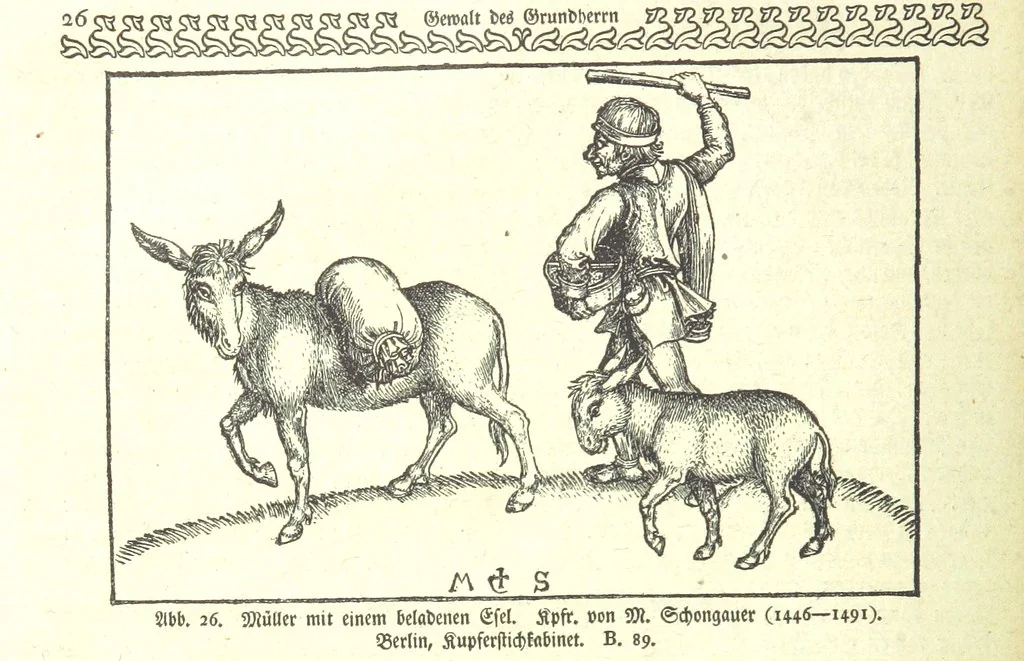 An illustration from Monographien zur deutschen Kulturgeschichte, herausgegeben von G. Steinhausen, 1899, leaf 28