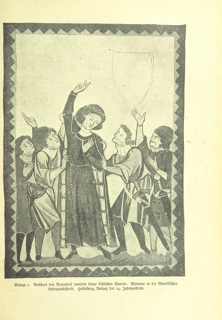 An illustration from Monographien zur deutschen Kulturgeschichte, herausgegeben von G. Steinhausen, 1899, leaf 35
