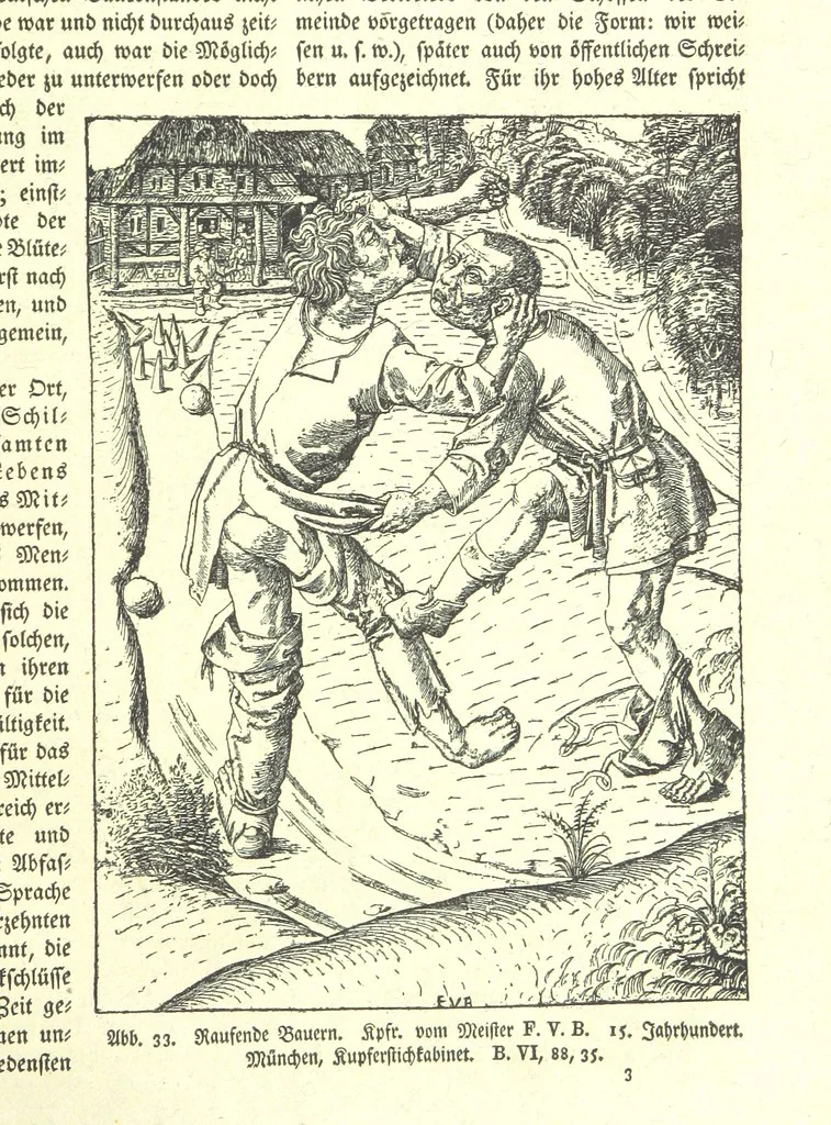 An illustration from Monographien zur deutschen Kulturgeschichte, herausgegeben von G. Steinhausen, 1899, leaf 37