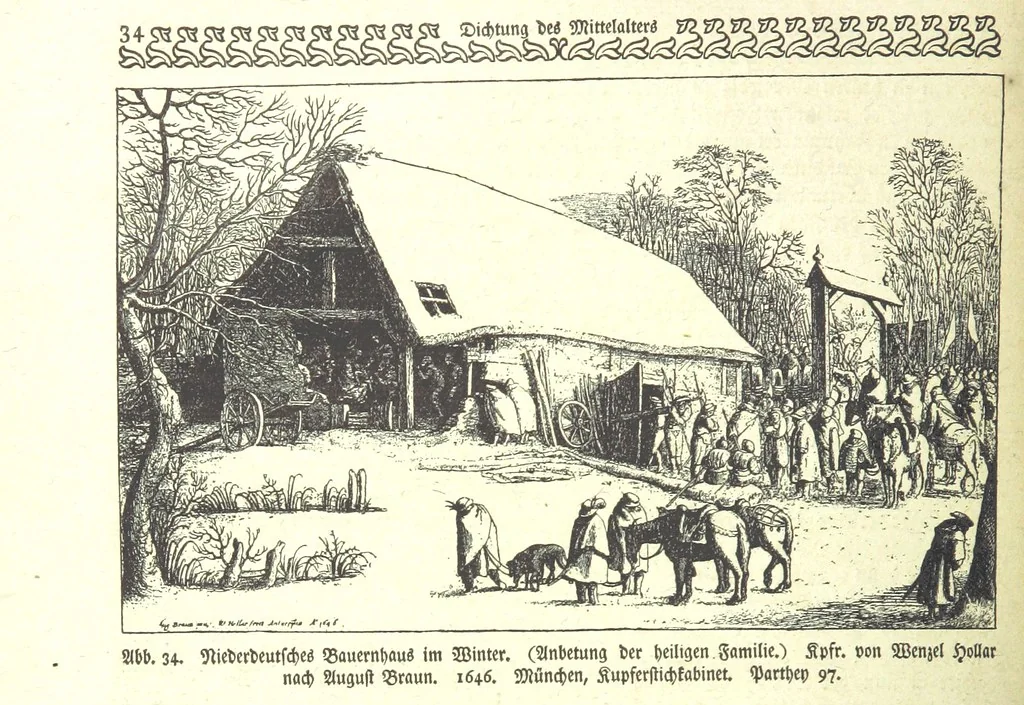 An illustration from Monographien zur deutschen Kulturgeschichte, herausgegeben von G. Steinhausen, 1899, leaf 38