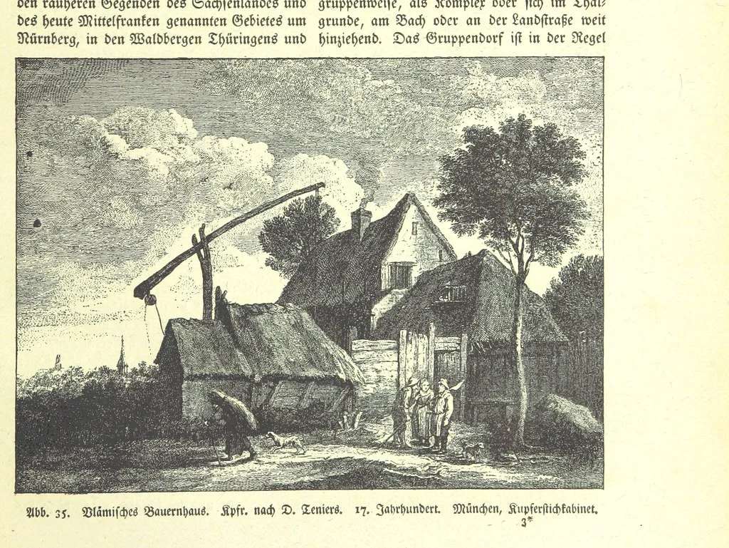 An illustration from Monographien zur deutschen Kulturgeschichte, herausgegeben von G. Steinhausen, 1899, leaf 39