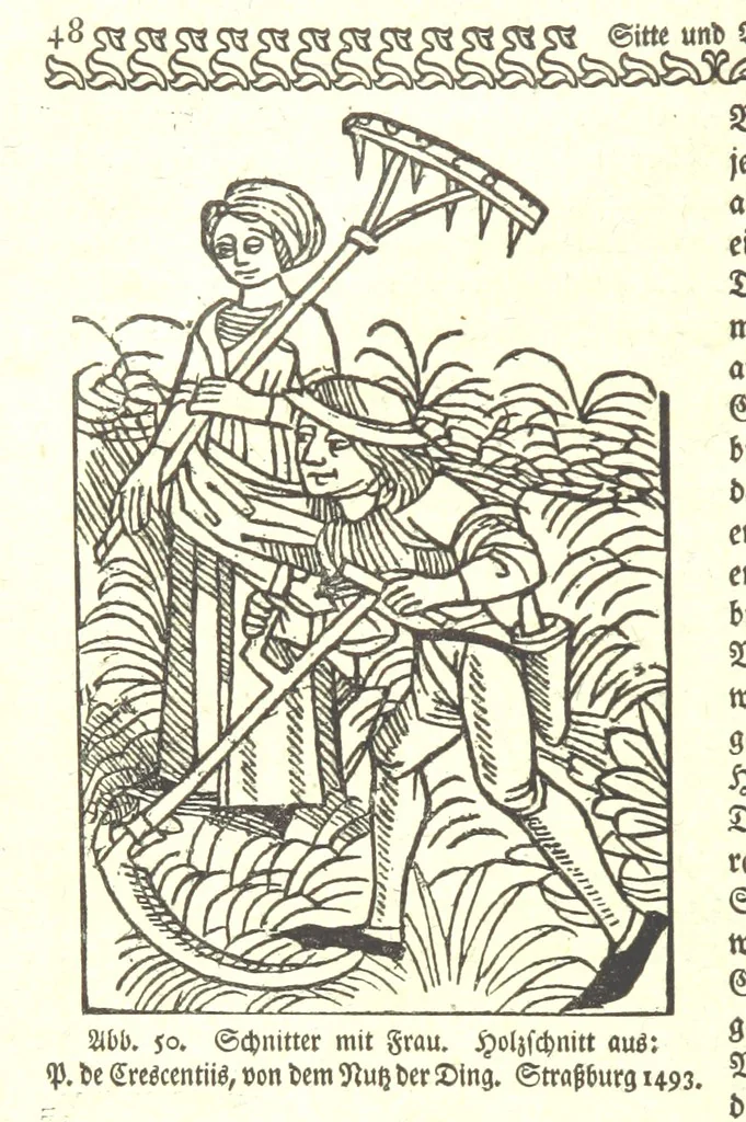 An illustration from Monographien zur deutschen Kulturgeschichte, herausgegeben von G. Steinhausen, 1899, leaf 52