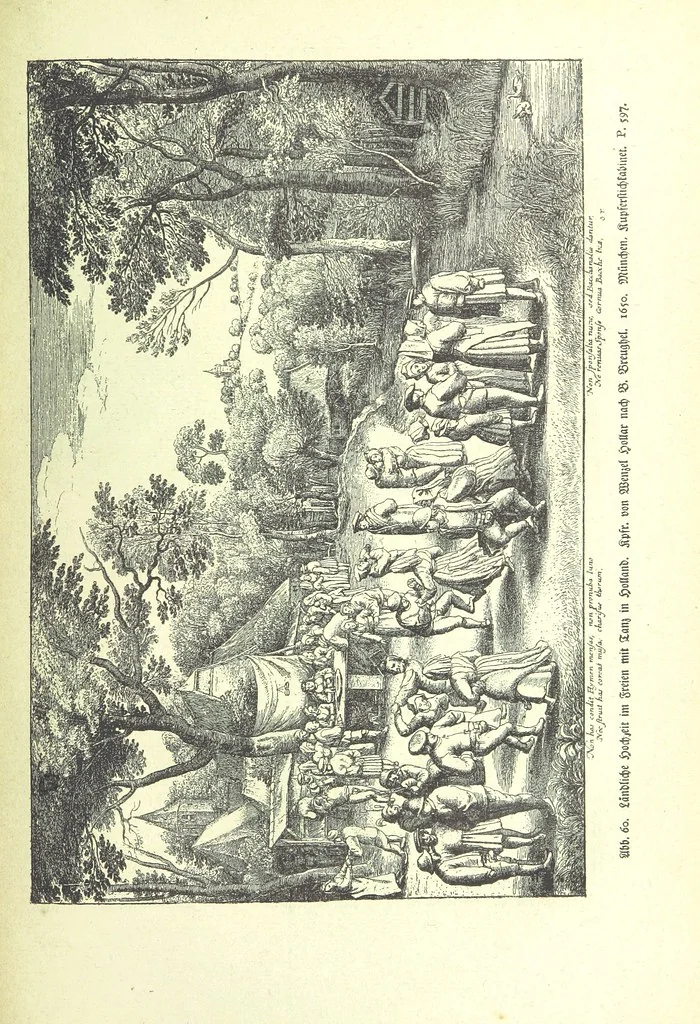 An illustration from Monographien zur deutschen Kulturgeschichte, herausgegeben von G. Steinhausen, 1899, leaf 59