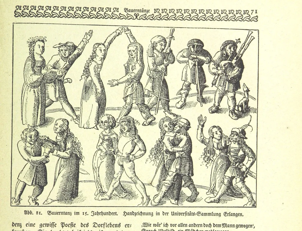 An illustration from Monographien zur deutschen Kulturgeschichte, herausgegeben von G. Steinhausen, 1899, leaf 75