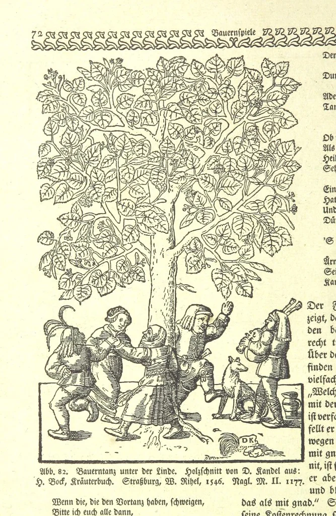An illustration from Monographien zur deutschen Kulturgeschichte, herausgegeben von G. Steinhausen, 1899, leaf 76