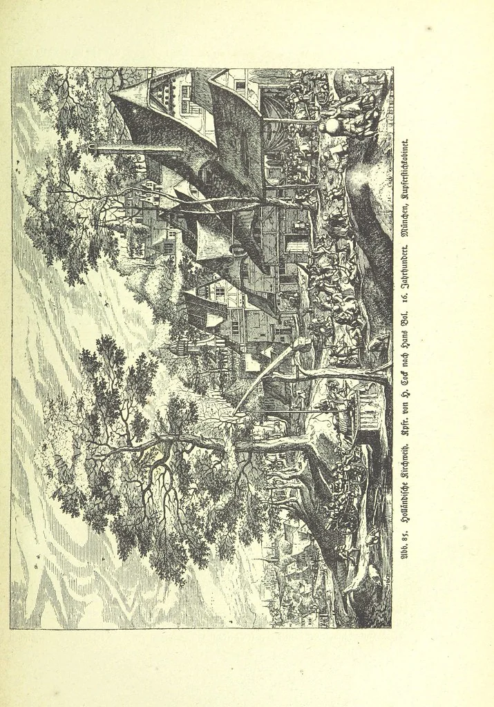 An illustration from Monographien zur deutschen Kulturgeschichte, herausgegeben von G. Steinhausen, 1899, leaf 81