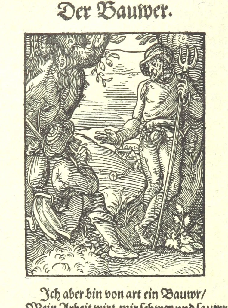An illustration from Monographien zur deutschen Kulturgeschichte, herausgegeben von G. Steinhausen, 1899, leaf 90