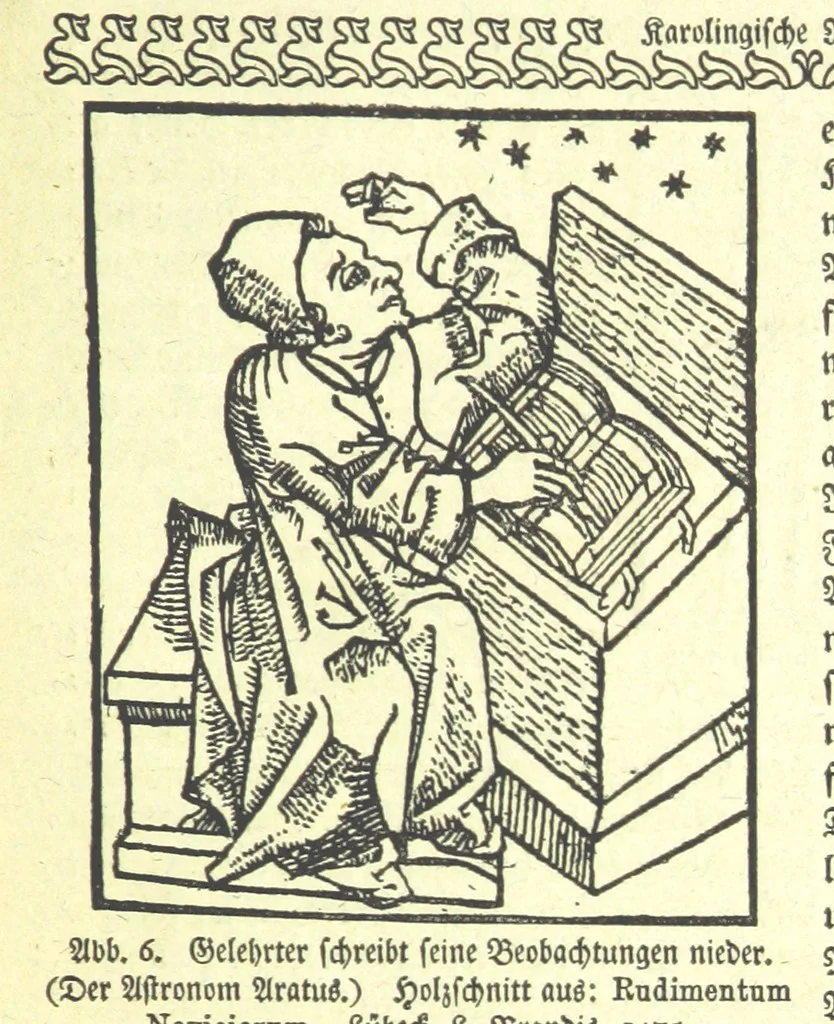 An illustration from Monographien zur deutschen Kulturgeschichte, herausgegeben von G. Steinhausen, 1899, leaf 11
