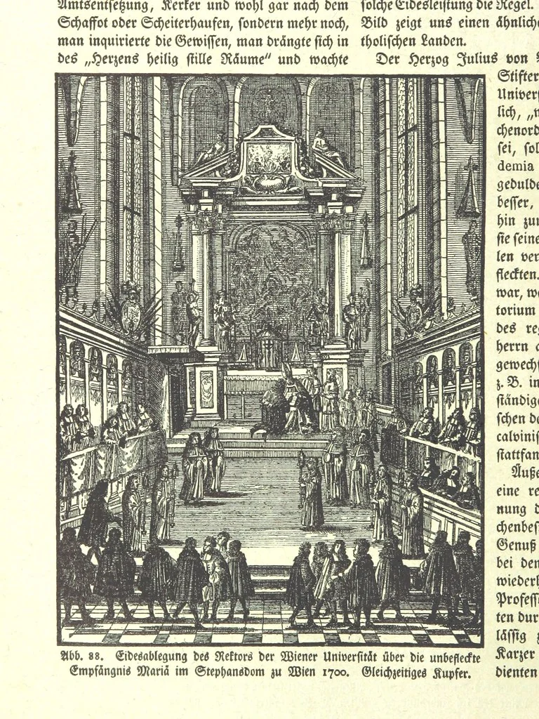 An illustration from Monographien zur deutschen Kulturgeschichte, herausgegeben von G. Steinhausen, 1899, leaf 110