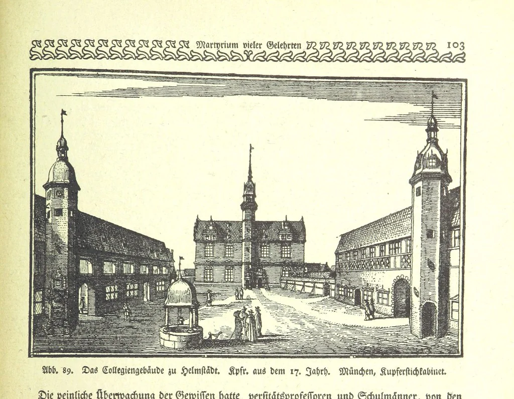 An illustration from Monographien zur deutschen Kulturgeschichte, herausgegeben von G. Steinhausen, 1899, leaf 111