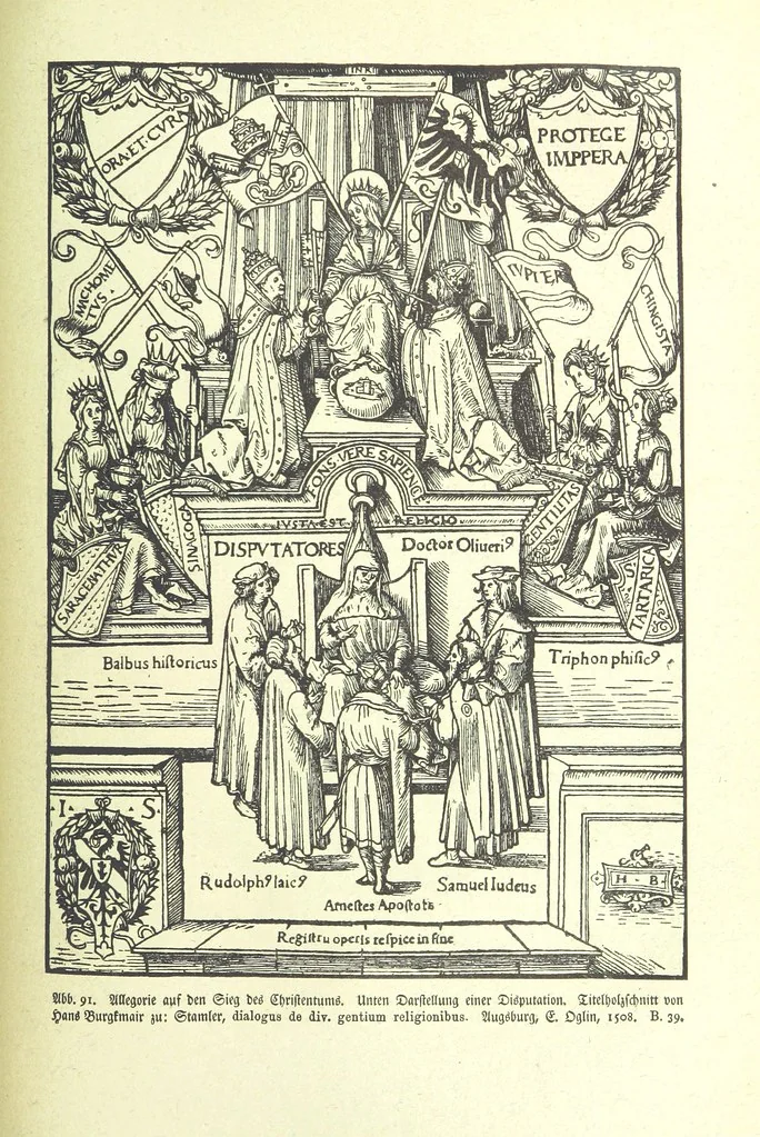 An illustration from Monographien zur deutschen Kulturgeschichte, herausgegeben von G. Steinhausen, 1899, leaf 113