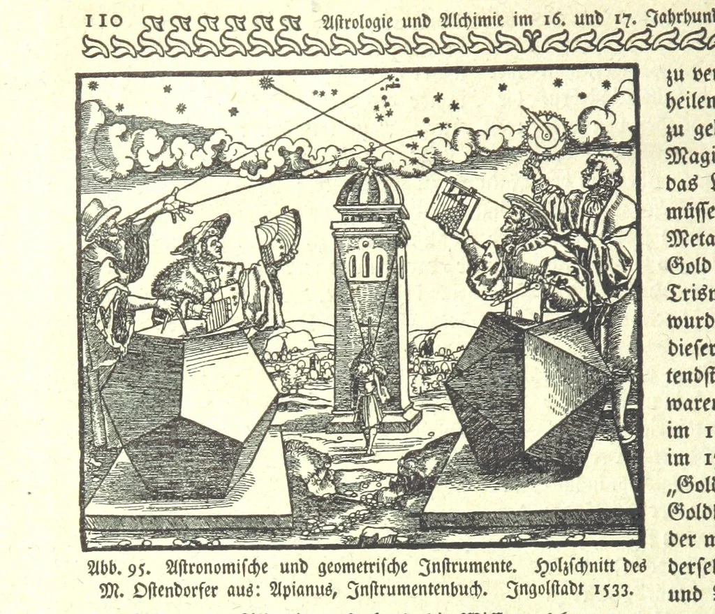 An illustration from Monographien zur deutschen Kulturgeschichte, herausgegeben von G. Steinhausen, 1899, leaf 118