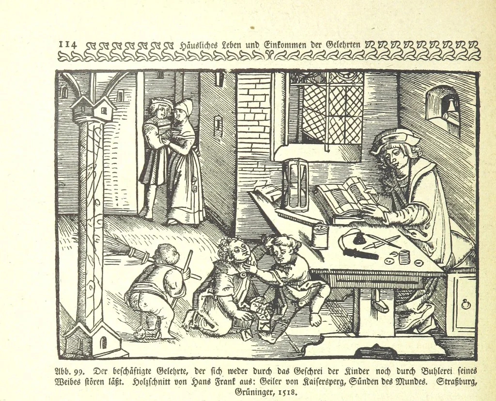 An illustration from Monographien zur deutschen Kulturgeschichte, herausgegeben von G. Steinhausen, 1899, leaf 122