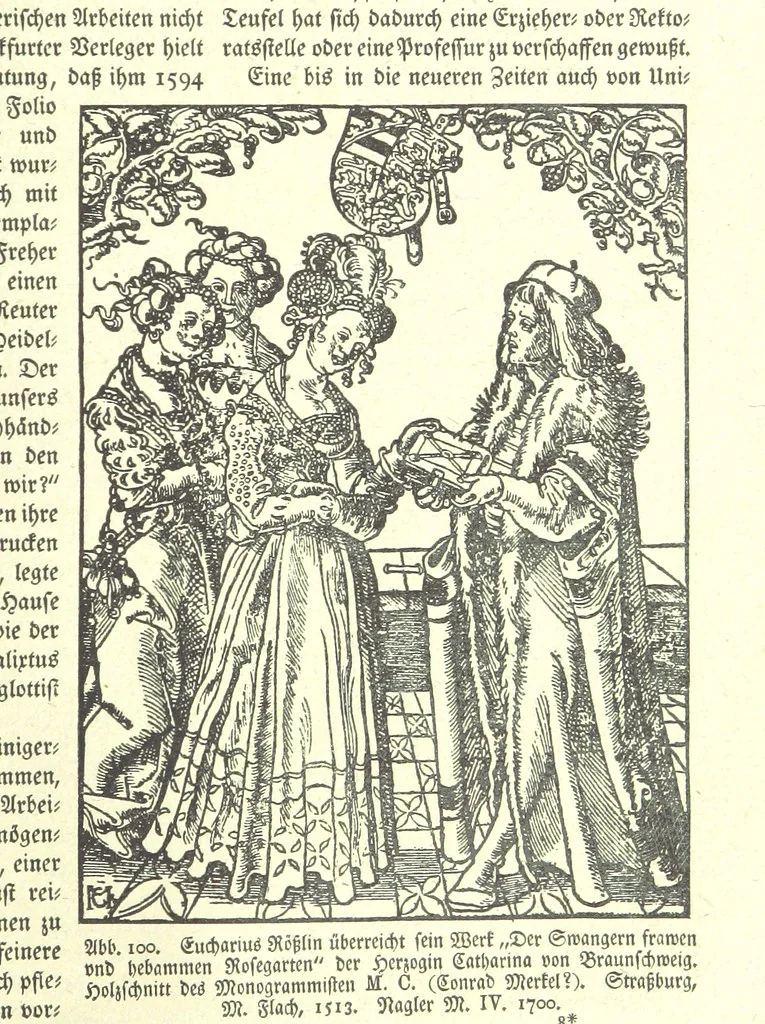 An illustration from Monographien zur deutschen Kulturgeschichte, herausgegeben von G. Steinhausen, 1899, leaf 123