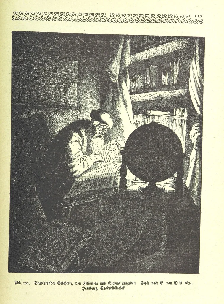 An illustration from Monographien zur deutschen Kulturgeschichte, herausgegeben von G. Steinhausen, 1899, leaf 125