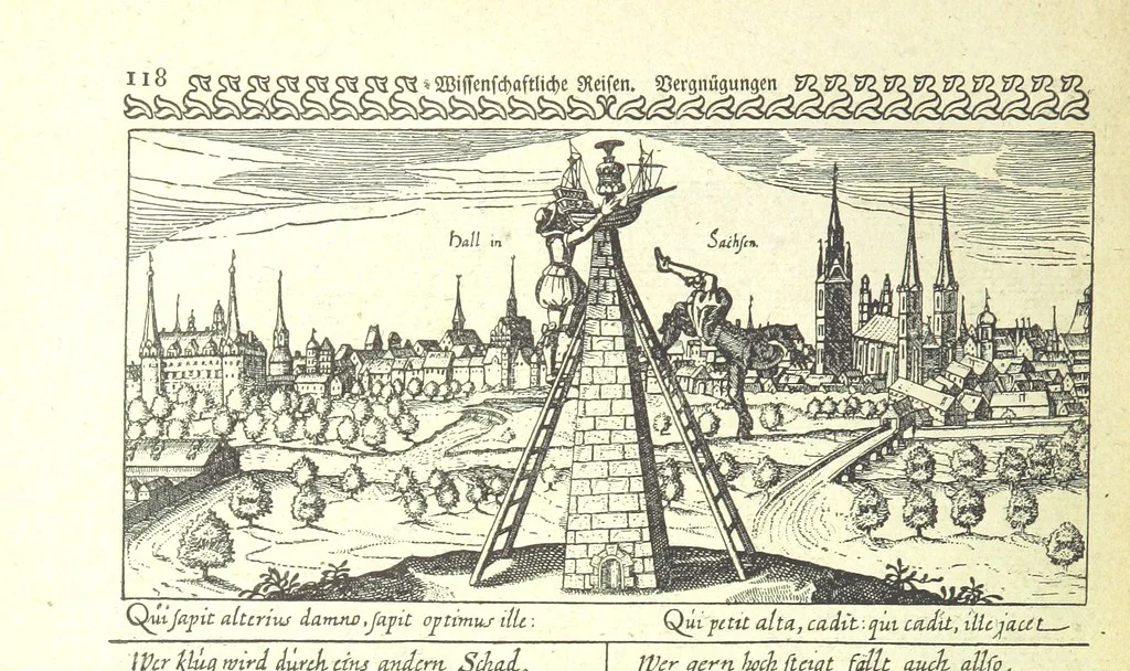An illustration from Monographien zur deutschen Kulturgeschichte, herausgegeben von G. Steinhausen, 1899, leaf 126