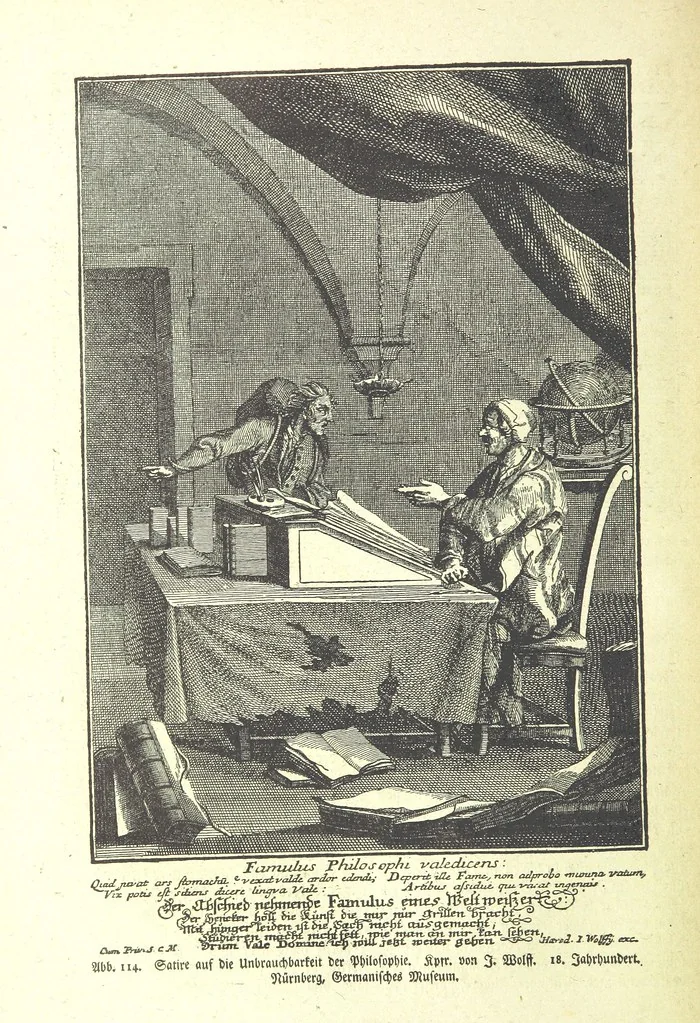 An illustration from Monographien zur deutschen Kulturgeschichte, herausgegeben von G. Steinhausen, 1899, leaf 136